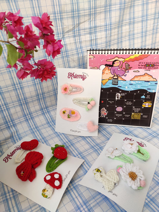 4 Set Hairclips