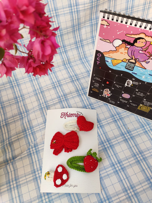 4 Set Hairclips